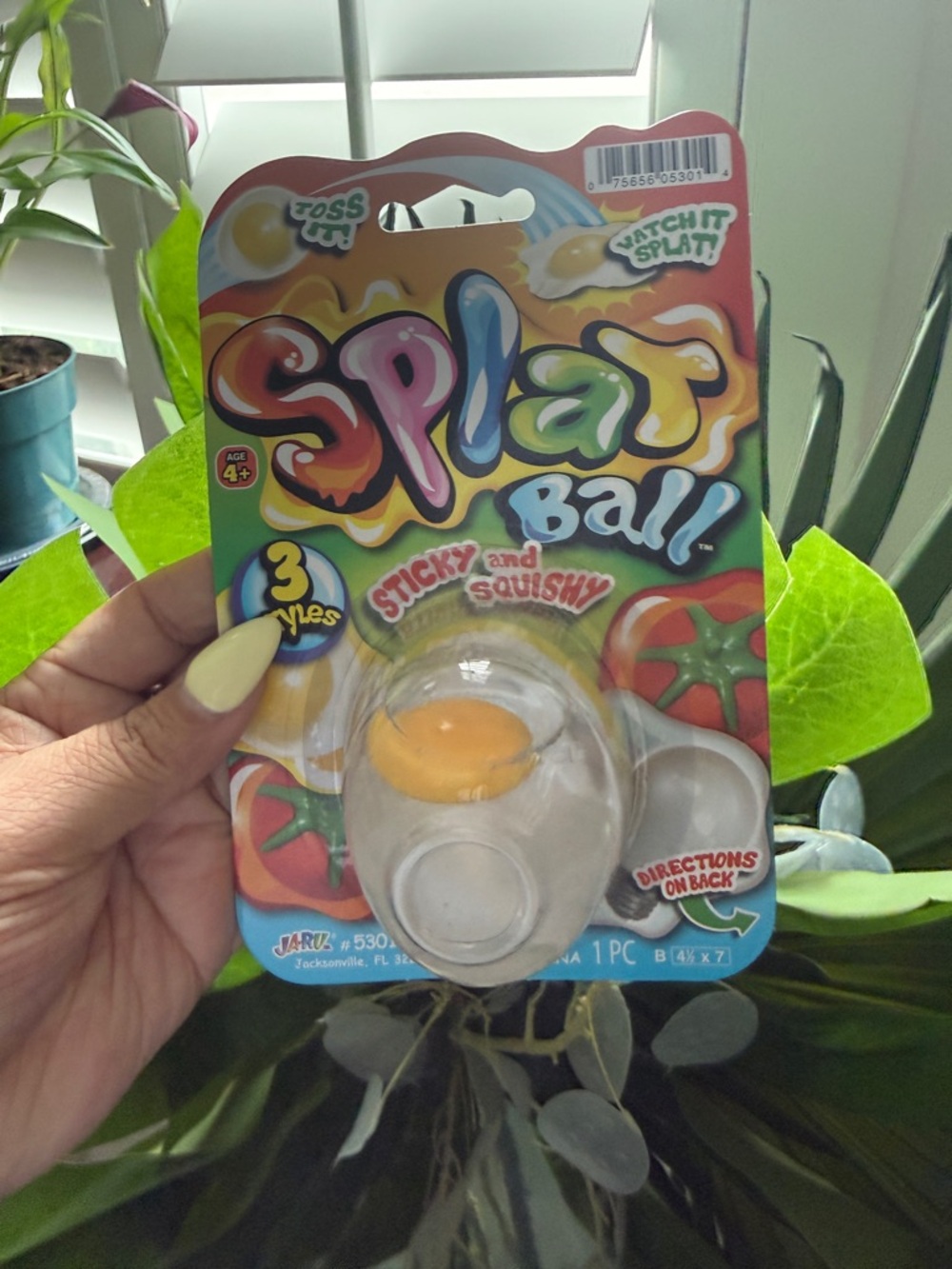 Splat Ball Egg Squishy Toy